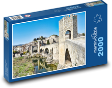 Mittelalterbrücke Puzzle 2000 Teile - 90 x 60 cm