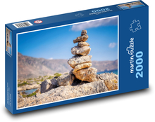 Hügel - Steine Puzzle 2000 Teile - 90 x 60 cm