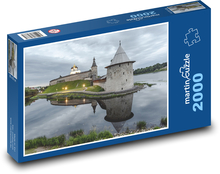 Pevnost, Hrad, Příkop Puzzle 2000 dílků - 90 x 60 cm