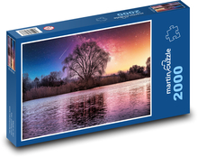 Fluss - Sternenhimmel Puzzle 2000 Teile - 90 x 60 cm