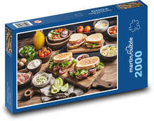 Food - sandwiches Puzzle 2000 pieces - 90 x 60 cm