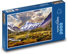 Krajina - hora Puzzle 2000 dílků - 90 x 60 cm