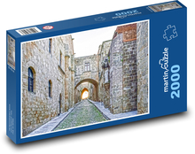 Rodos - ulica rytierov Puzzle 2000 dielikov - 90 x 60 cm