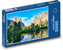 Yosemitský národní park - Kalifornie Puzzle 2000 dílků - 90 x 60 cm