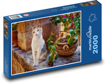 Mačka - zviera Puzzle 2000 dielikov - 90 x 60 cm