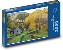 Włochy - Górska Dolina Puzzle 2000 elementów - 90x60 cm