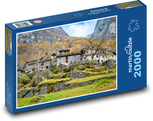 Szwajcaria - Ticino Puzzle 2000 elementów - 90x60 cm