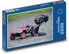 Hračka - RC auto Puzzle 2000 dílků - 90 x 60 cm