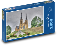 Kostol - Architektúra Puzzle 2000 dielikov - 90 x 60 cm