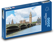 Londýn - Temže Puzzle 2000 dílků - 90 x 60 cm
