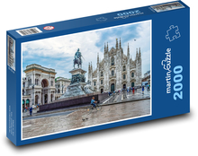 Włochy - Mediolan Puzzle 2000 elementów - 90x60 cm