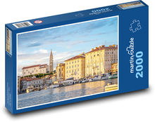 Nadmorskie miasto - Istria Puzzle 2000 elementów - 90x60 cm