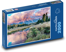 Příroda - hory Puzzle 2000 dílků - 90 x 60 cm
