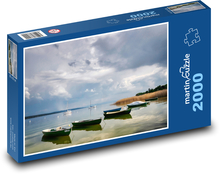 Bavorsko - jazero Puzzle 2000 dielikov - 90 x 60 cm