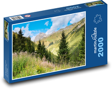 Berge - Weiden Puzzle 2000 Teile - 90 x 60 cm