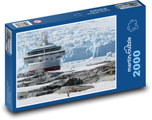 Gletscher - Schnee Puzzle 2000 Teile - 90 x 60 cm