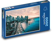 Stadt - Sonnenuntergang Puzzle 2000 Teile - 90 x 60 cm