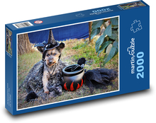 Halloween - pes Puzzle 2000 dílků - 90 x 60 cm