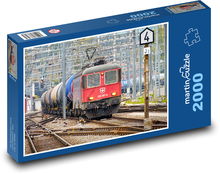 Pociąg towarowy Puzzle 2000 elementów - 90x60 cm