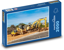 Pracovní stroje Puzzle 2000 dílků - 90 x 60 cm