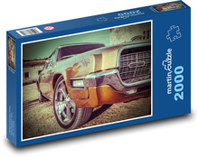 Americké auto Puzzle 2000 dielikov - 90 x 60 cm