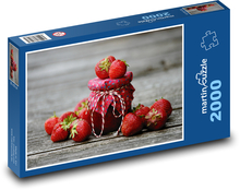 Truskawki i marmolada Puzzle 2000 elementów - 90x60 cm