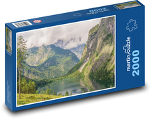Bavorsko - horské jazero Puzzle 2000 dielikov - 90 x 60 cm
