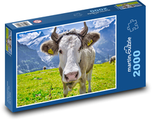 Alpen - Kuh Puzzle 2000 Teile - 90 x 60 cm