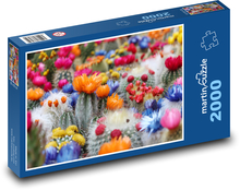 Kaktus - Blumen Puzzle 2000 Teile - 90 x 60 cm