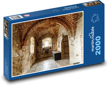 Rytierska sieň - hrad Puzzle 2000 dielikov - 90 x 60 cm