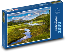 Norsko - příroda Puzzle 2000 - 90x60 cm