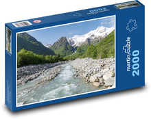 Hory - rieka Puzzle 2000 dielikov - 90 x 60 cm