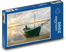 Fischerboot - See Puzzle 2000 Teile - 90 x 60 cm