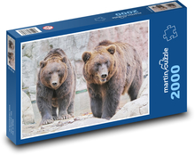 Zvieratá - medvede Puzzle 2000 dielikov - 90 x 60 cm
