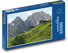 Alpen - Berghütten Puzzle 2000 Teile - 90 x 60 cm