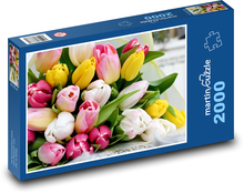 Colorful tulips Puzzle 2000 pieces - 90 x 60 cm