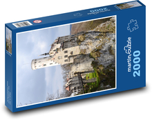 Lichtenštejnský hrad - Německo Puzzle 2000 dílků - 90 x 60 cm