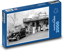 Staré auto Puzzle 2000 dielikov - 90 x 60 cm