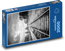 Staré opustené zábradlie Puzzle 2000 dielikov - 90 x 60 cm