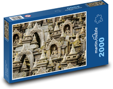 Stone statues on a temple in Indonesia Puzzle 2000 pieces - 90 x 60 cm