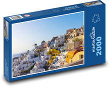 View of Greek Santorini Puzzle 2000 pieces - 90 x 60 cm