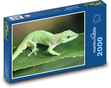 Gekón zelený Puzzle 2000 dielikov - 90 x 60 cm