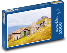 Ruinen eines Bergguts Puzzle 2000 Teile - 90 x 60 cm