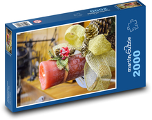Vianočná sviečka Puzzle 2000 dielikov - 90 x 60 cm