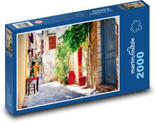 Eine Seitengasse auf Kreta Puzzle 2000 Teile - 90 x 60 cm