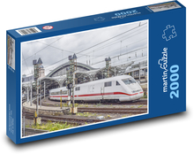 Der Zug fährt vom Bahnhof ab Puzzle 2000 Teile - 90 x 60 cm