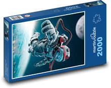 Astronaut ve vesmíru Puzzle 2000 - 90x60 cm