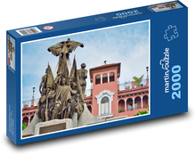 Denkmal mit Statuen Puzzle 2000 Teile - 90 x 60 cm