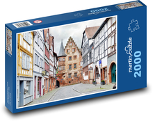 Domy szachulcowe w Büdingen Puzzle 2000 elementów - 90x60 cm