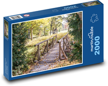 Brücke im Herbstpark Puzzle 2000 Teile - 90 x 60 cm